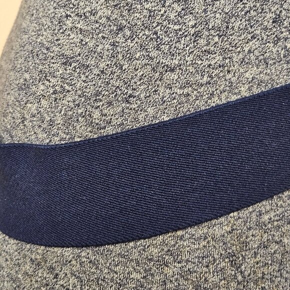 Womens Belt Elastic Cinch Belt Navy Blue Stretch Retro Gold Buckle Statement - Picture 3 of 8